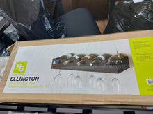 Load image into Gallery viewer, Ellington Wine Rack&amp;Glass Holder Shelf-Black
