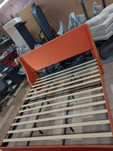 Load image into Gallery viewer, Platform King Bed frame in orange
