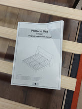Load image into Gallery viewer, Platform King Bed frame in orange

