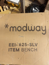 Load image into Gallery viewer, Modway Medium Gridiron Stainless Steel Bench

￼

￼
