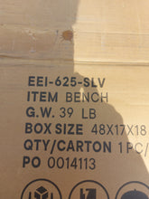 Load image into Gallery viewer, Modway Medium Gridiron Stainless Steel Bench

￼

￼
