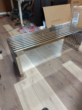 Load image into Gallery viewer, Modway Medium Gridiron Stainless Steel Bench

￼

￼
