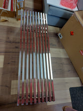 Load image into Gallery viewer, Modway Medium Gridiron Stainless Steel Bench

￼

￼
