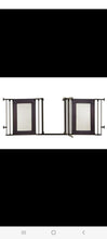 Load image into Gallery viewer, Dreambaby® Denver 3 Panel Adapta-Gate® - Black with Gray Mesh Panels.
