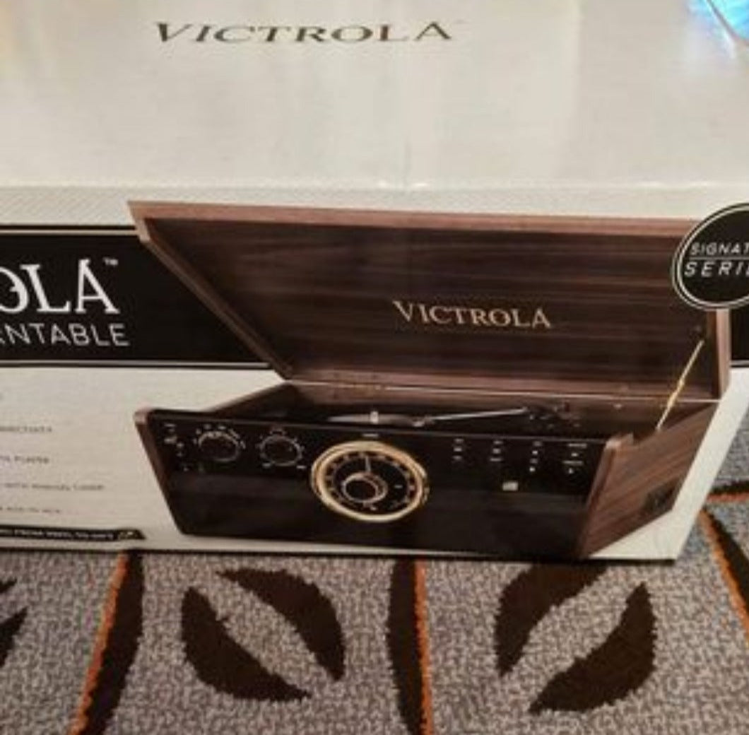 Victrola Bluetooth Record Players & Turntable, Espresso
