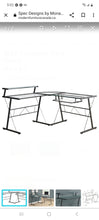 Load image into Gallery viewer, Linon Mila L- shape grass top desk
